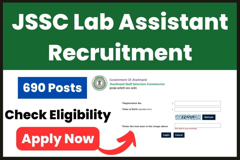 JSSC Lab Assistant Recruitment 2023