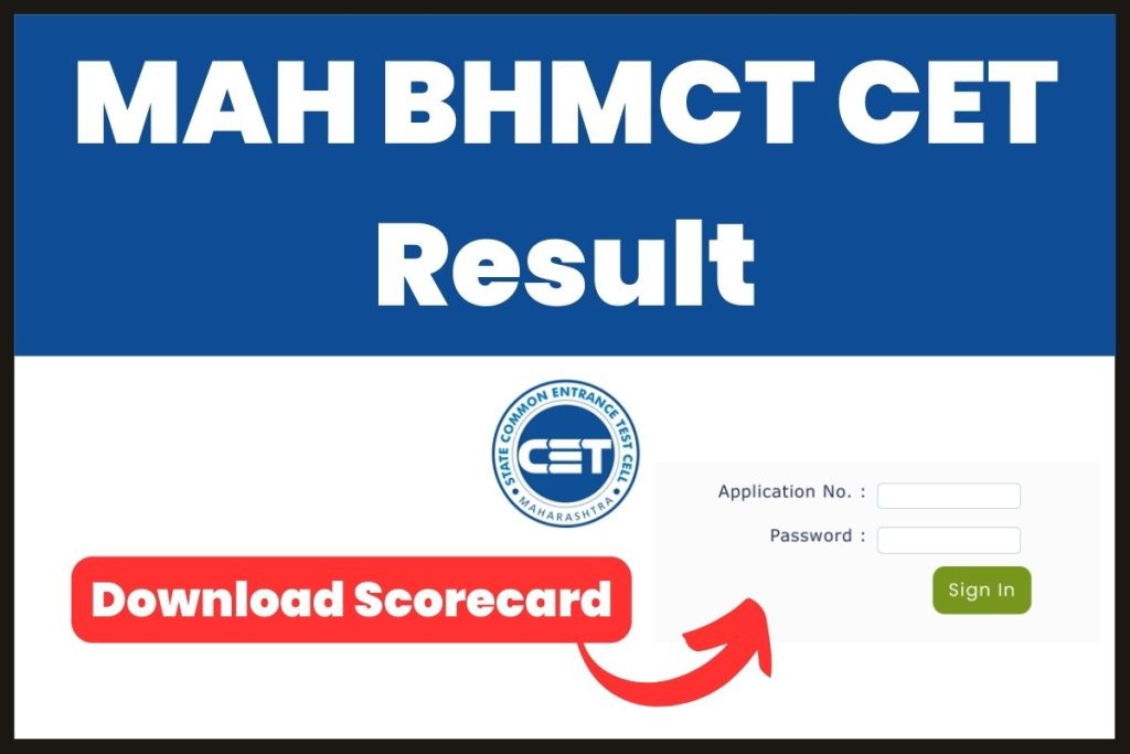MAH BHMCT CET Result 2023