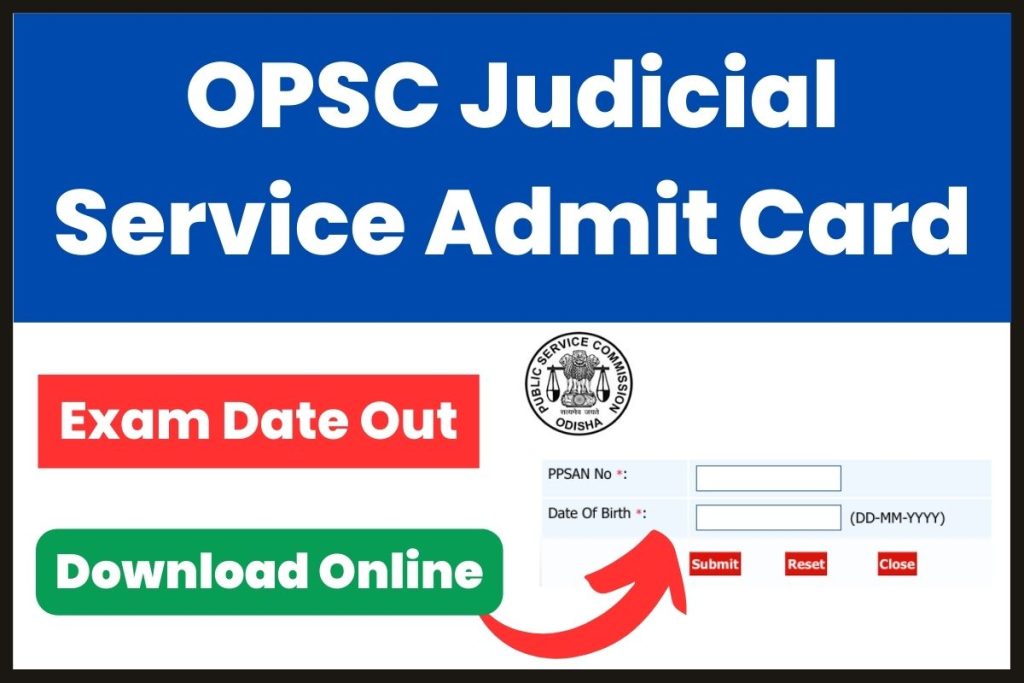 OPSC Judicial Service Admit Card 2023