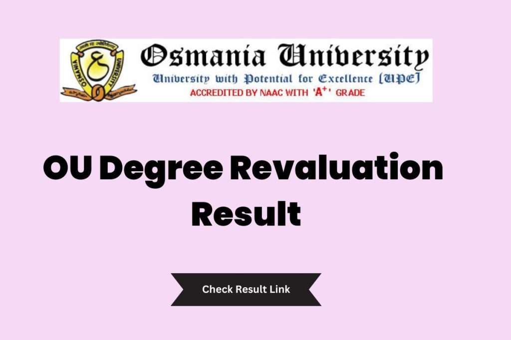 Osmania University Revaluation Result 