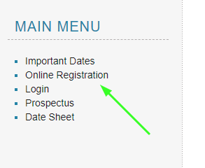 PU CET PG Online Registration Option