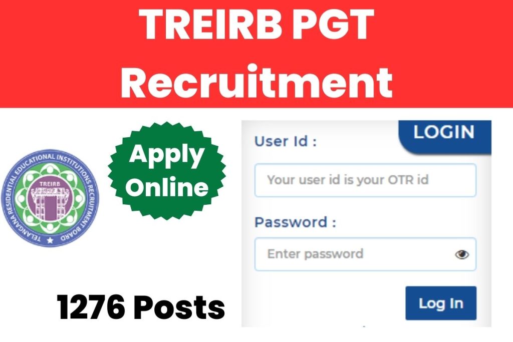 TREIRB PGT Recruitment