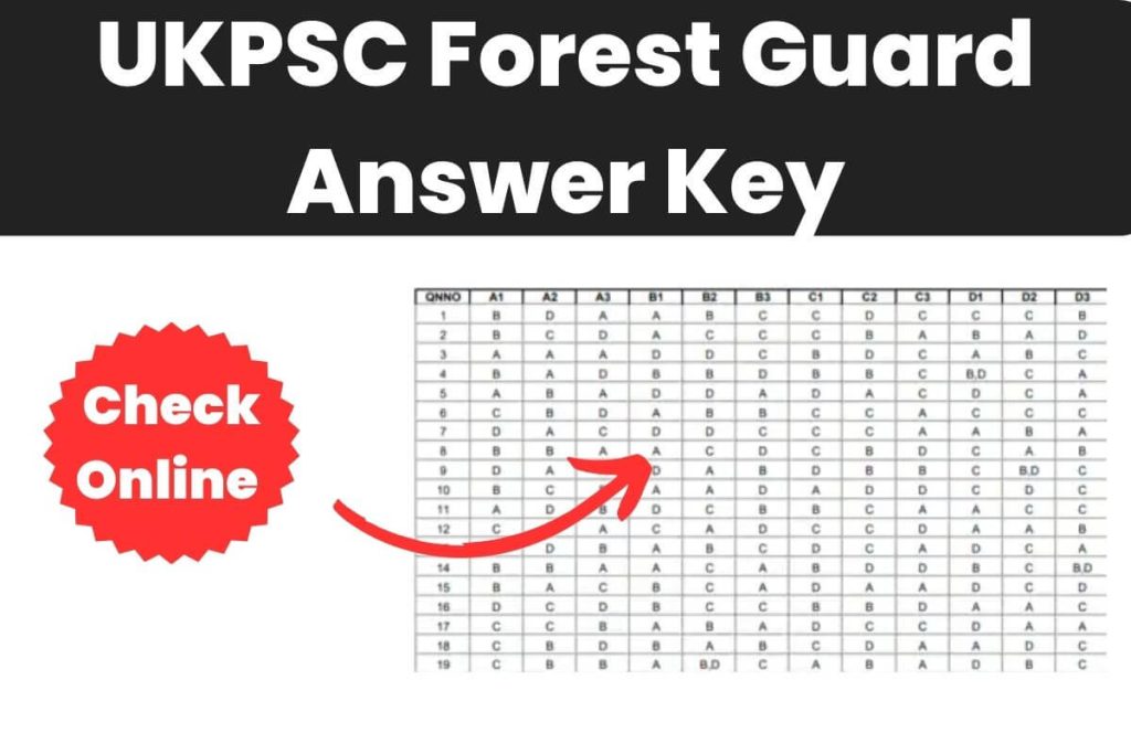 UKPSC Forest Guard Answer Key