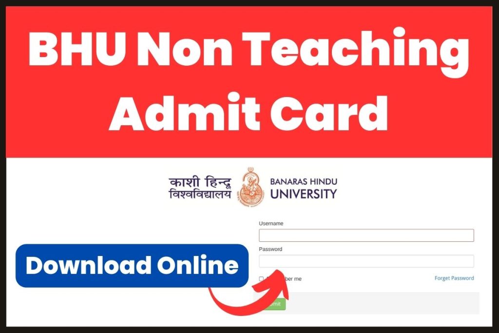 BHU Non Teaching Admit Card 2023