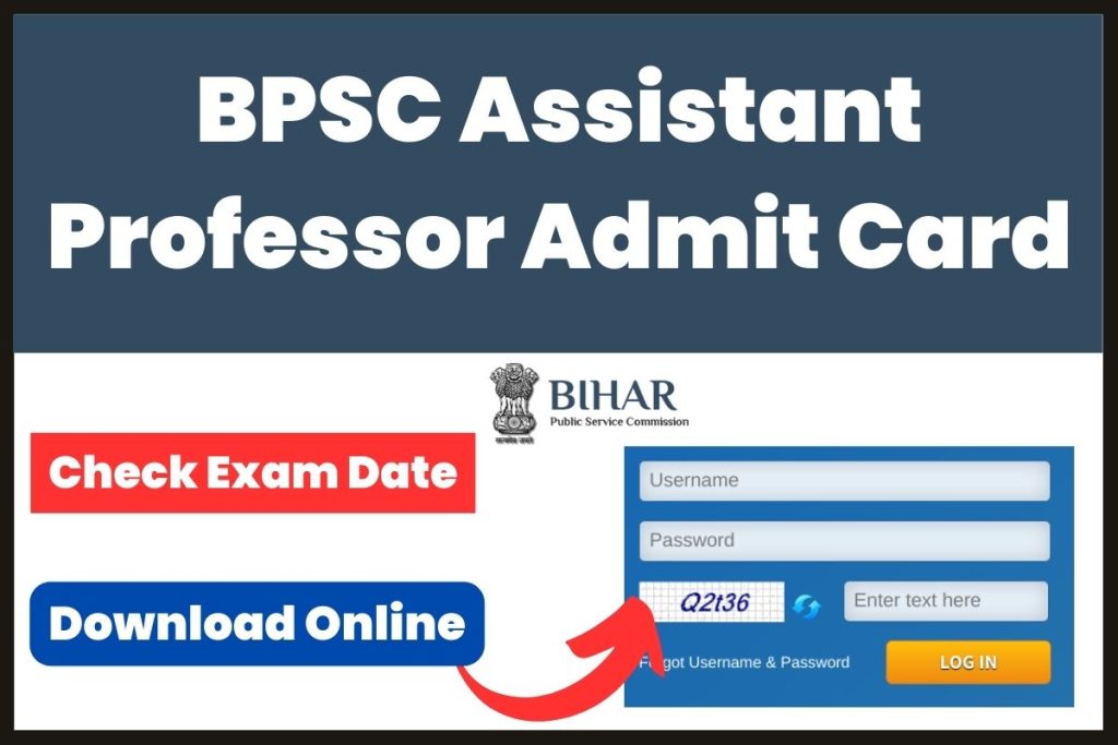 BPSC Assistant Professor Admit Card 2023