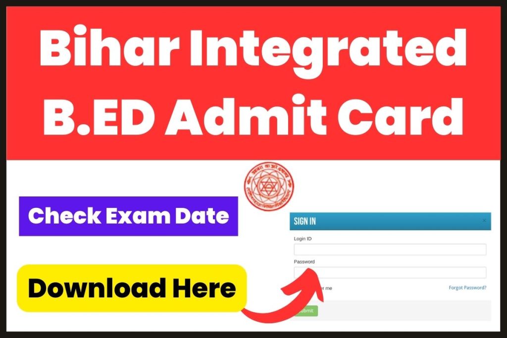 Bihar Integrated B.ED Admit Card 2023
