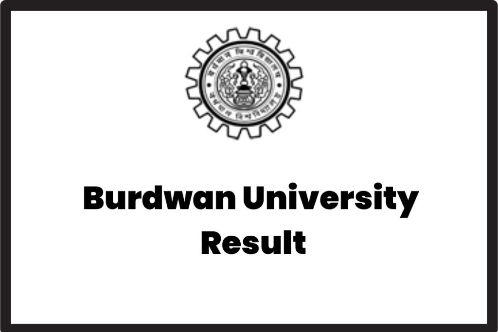 Burdwan University Result