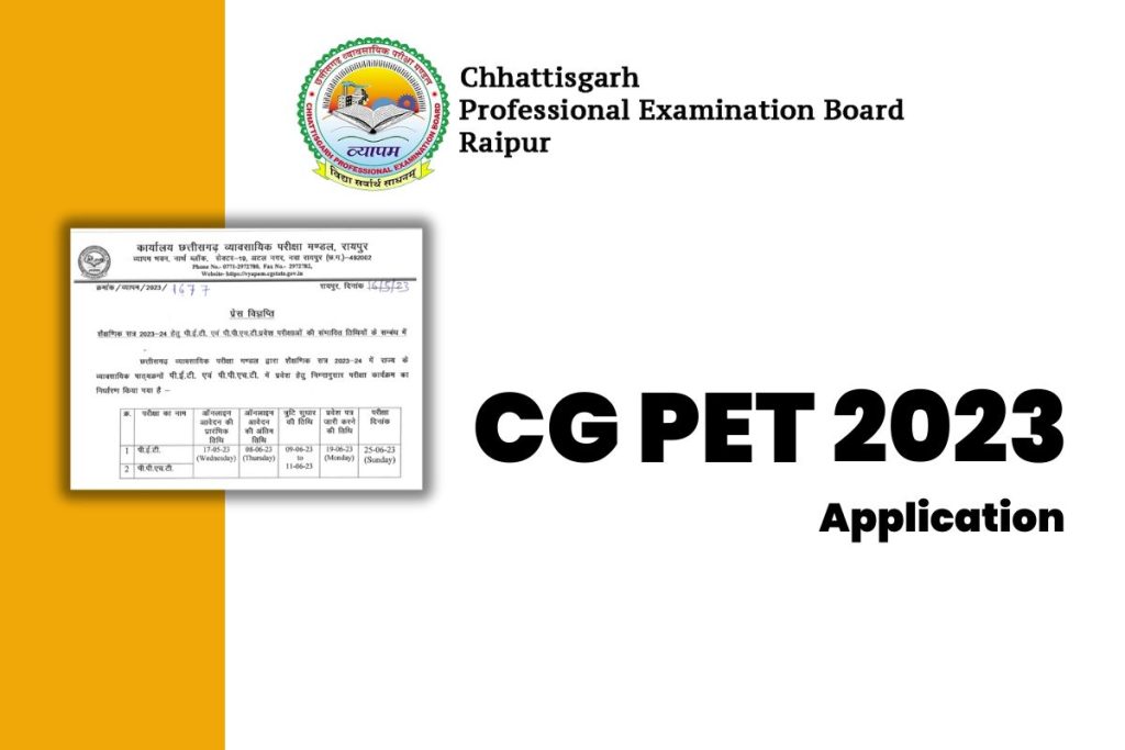 CG PET 2023 Application