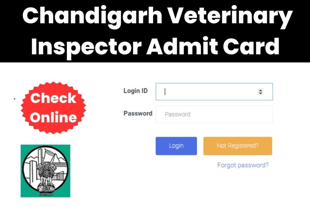 Chandigarh Veterinary Inspector Admit Card