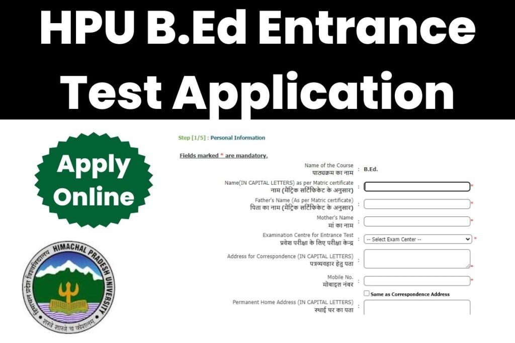 HPU B.Ed Entrance Test