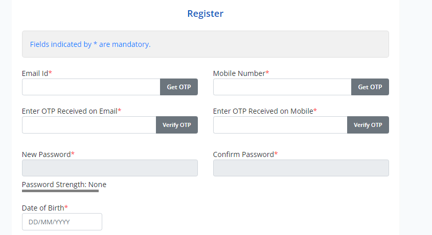 MPSC Registration Form