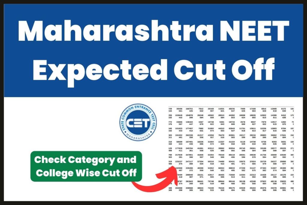 Maharashtra NEET Expected Cut Off 2023