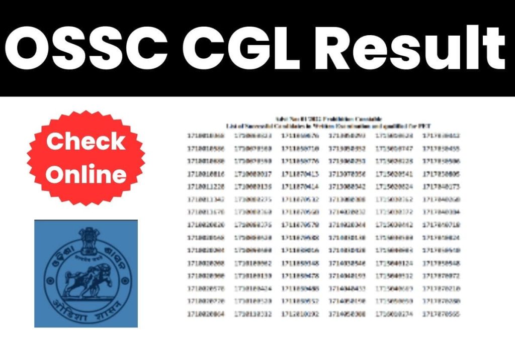 OSSC CGL Result