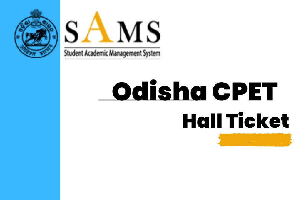 Odisha CPET Hall Ticket