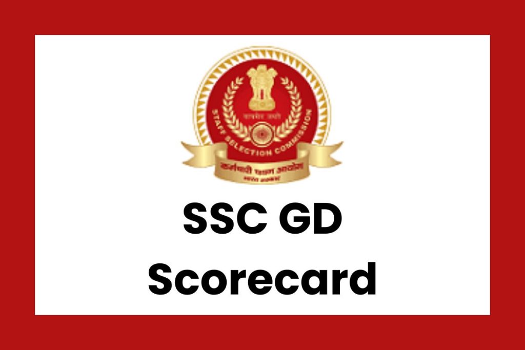SSC GD Scorecard