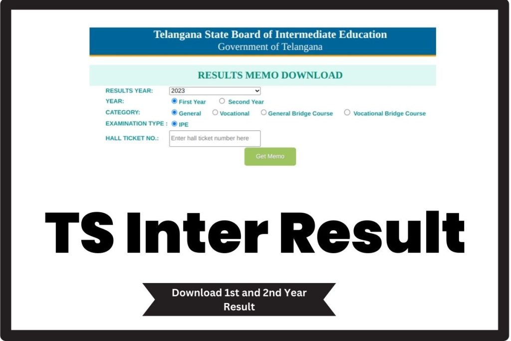 TS Inter Result