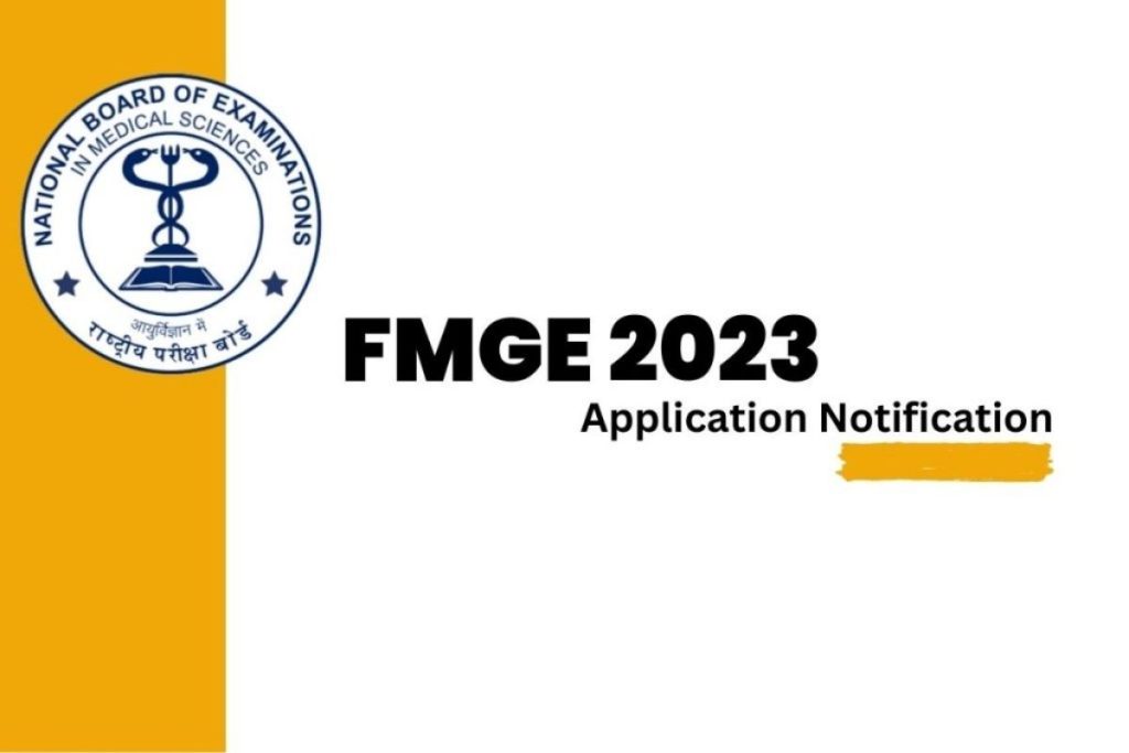 FMGE 2023 December Application
