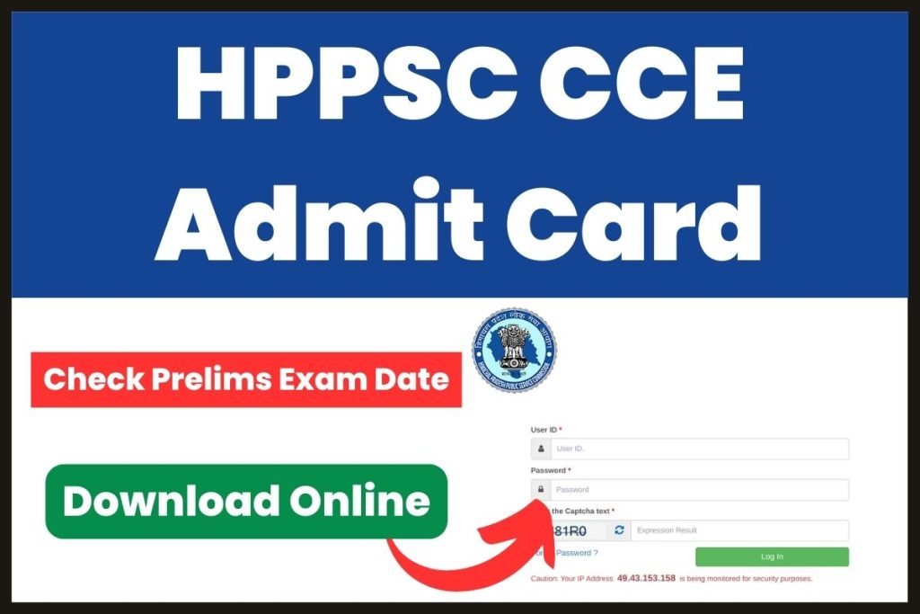 HPPSC CCE Main Admit Card 2023
