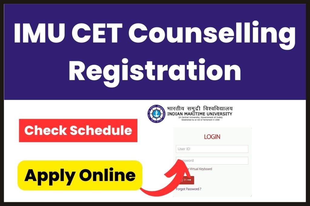 IMU CET Counselling Registration 2023