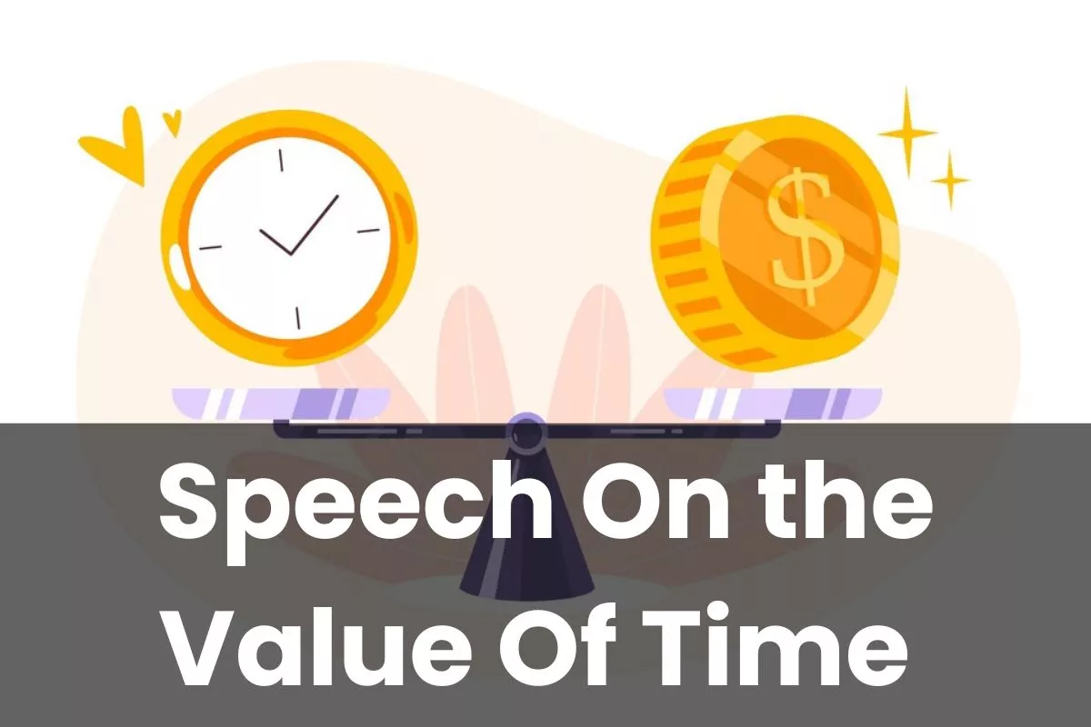 speech on value of time for students