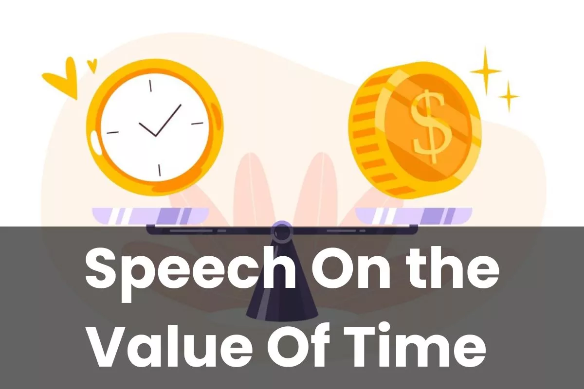 short value of time speech