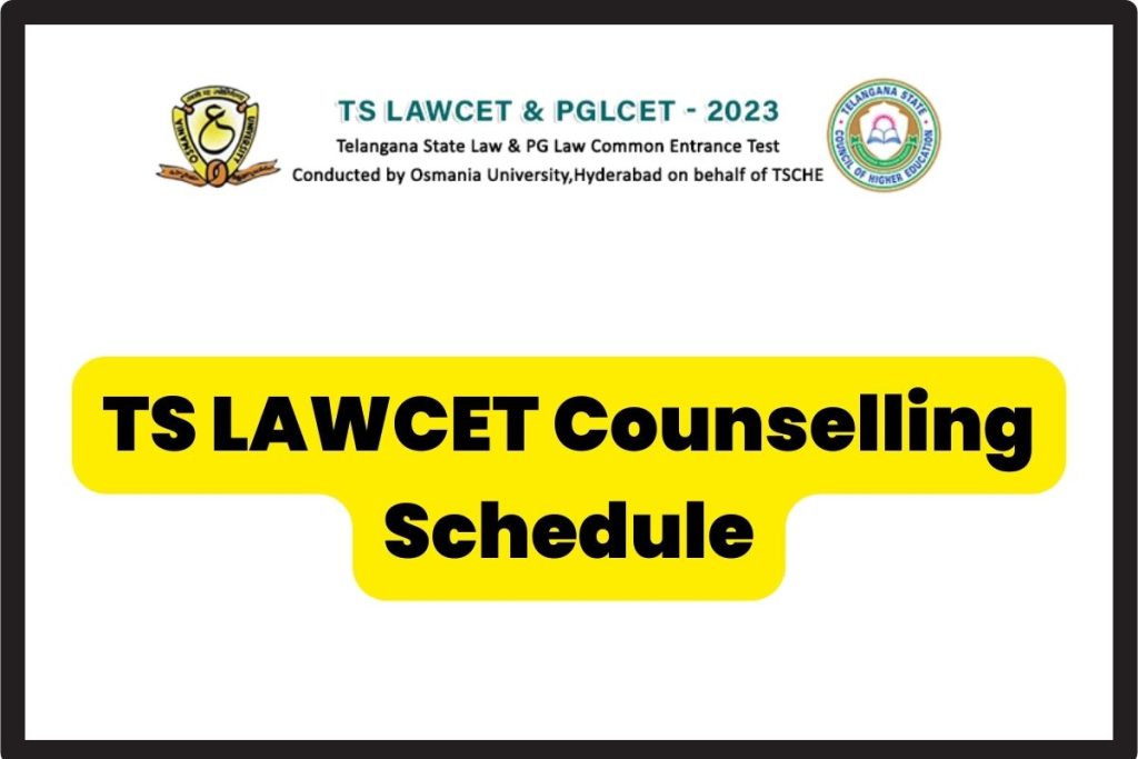 TS LAWCET Counselling Schedule