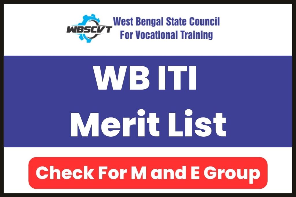 WB ITI Merit List 2023