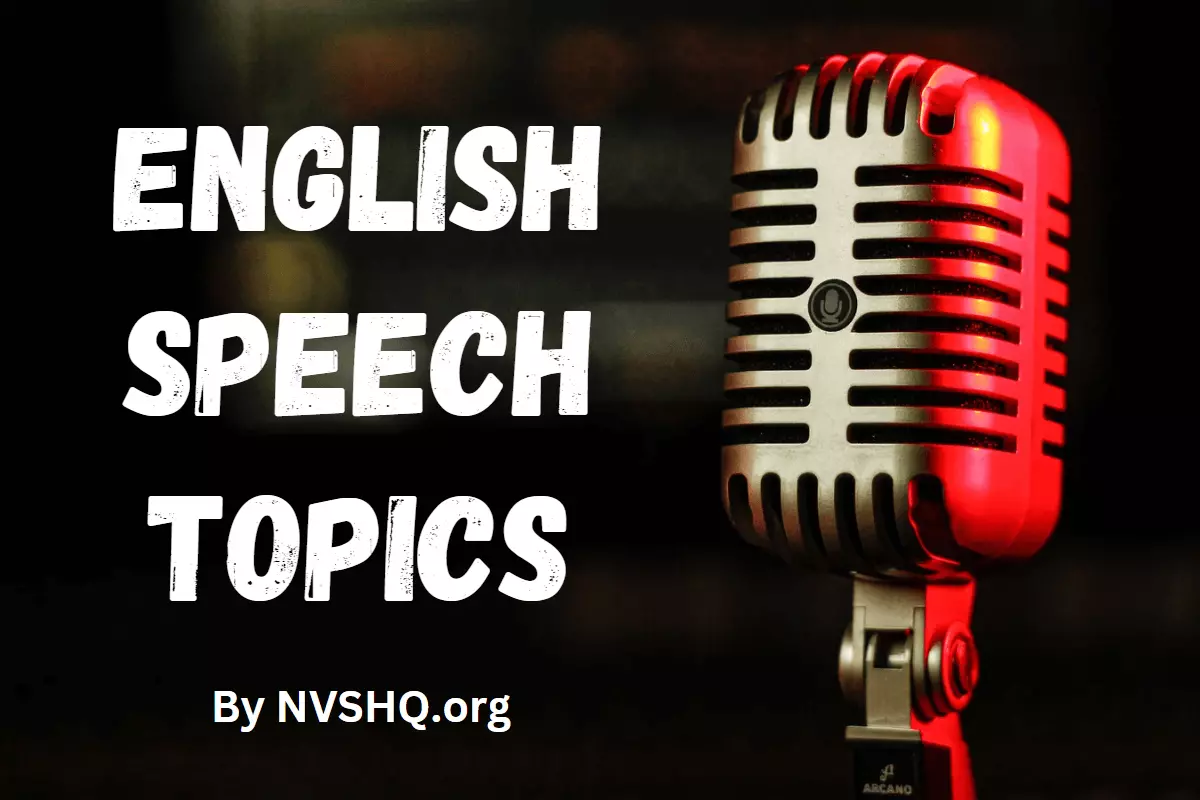 best english speech topics