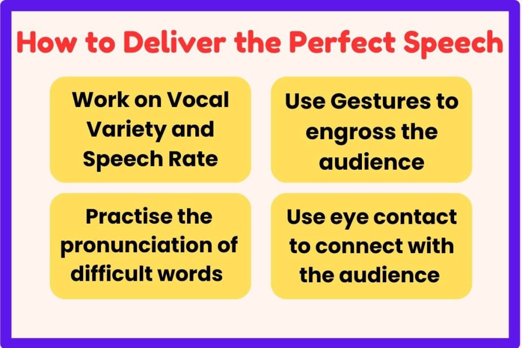 How to Deliver the Perfect Speech