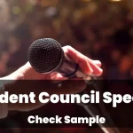 Student Council Speech