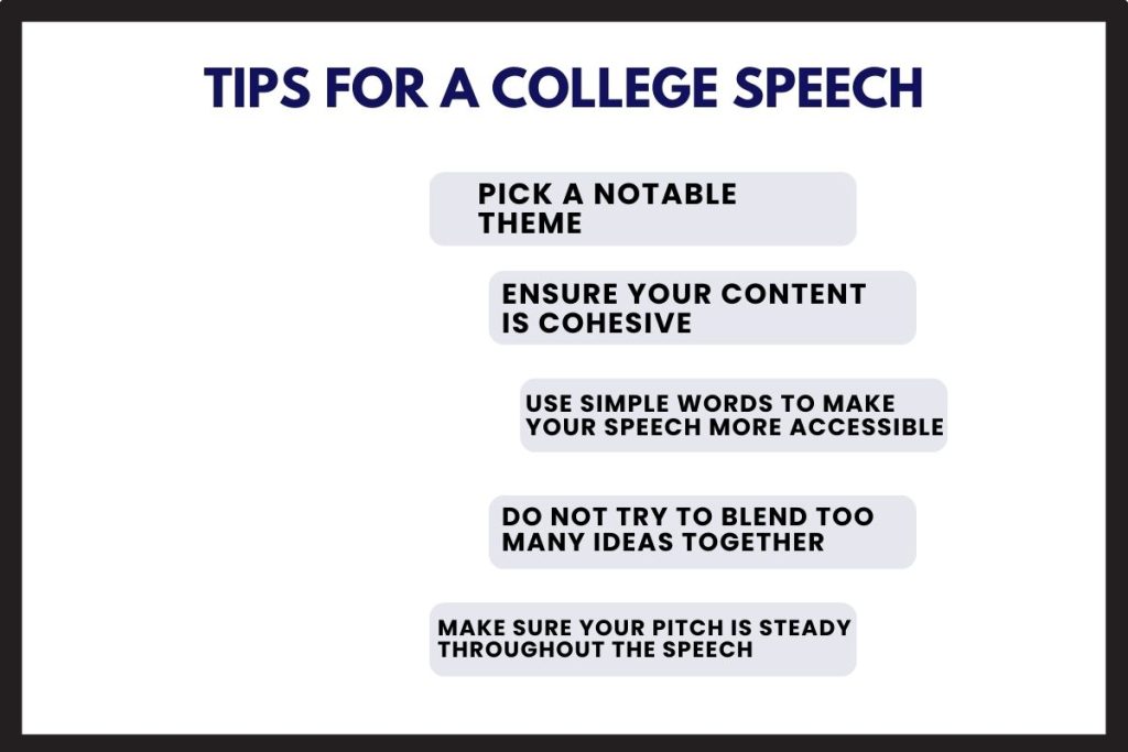 Tips For a College Speech 1