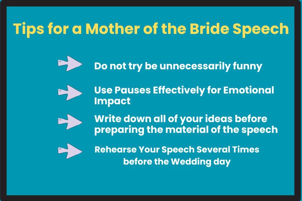 Tips for a Mother of the Bride Speech