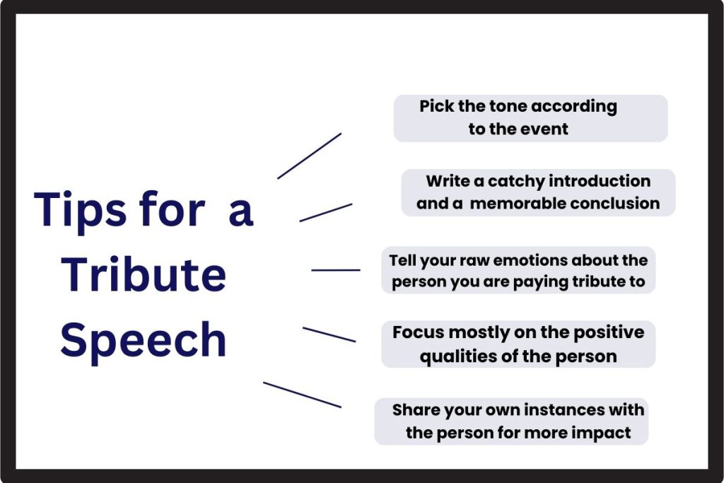 Tips for a Tribute Speech