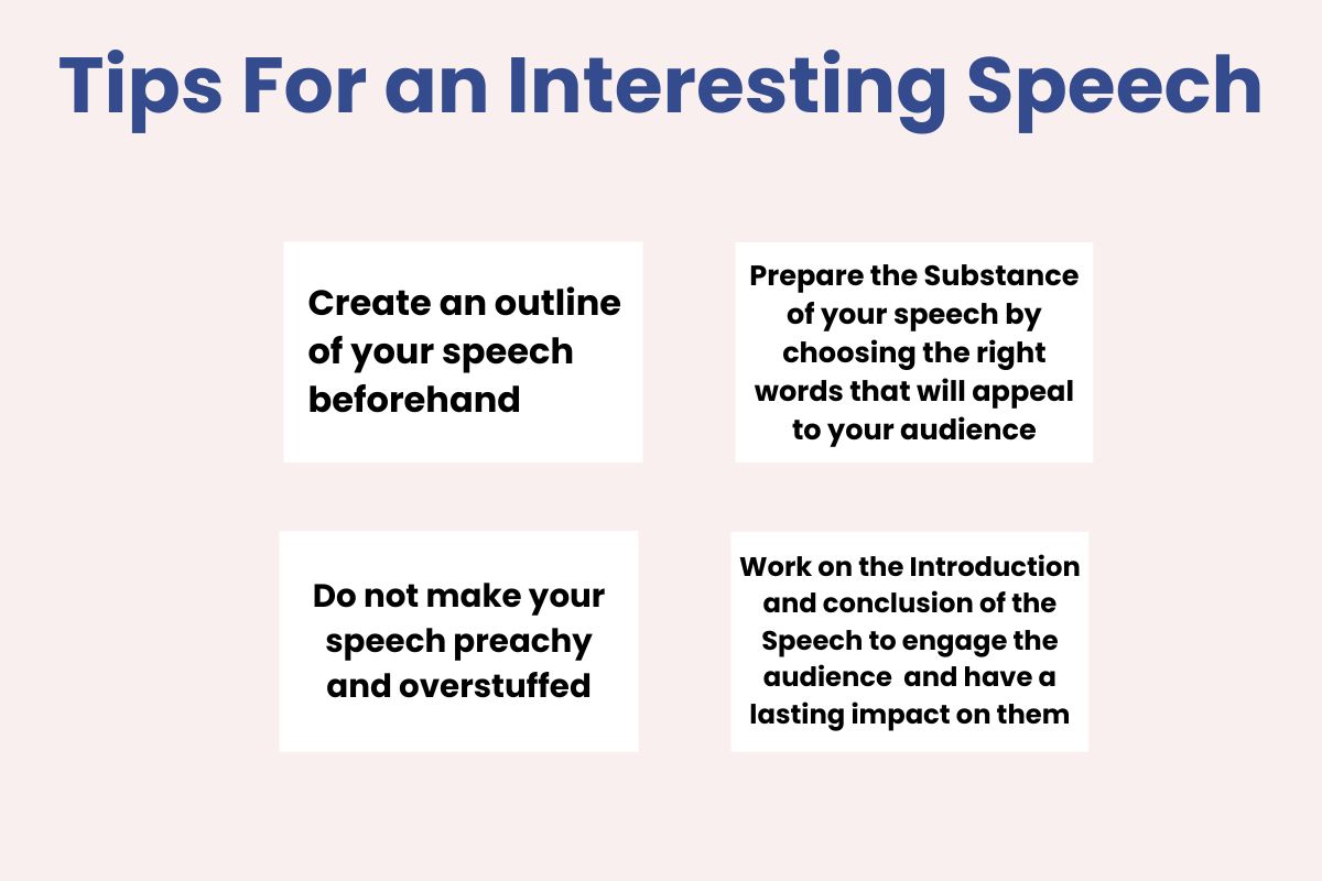 what makes an interesting speech