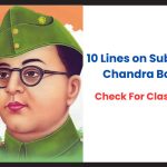 10 Lines on Subhash Chandra Bose