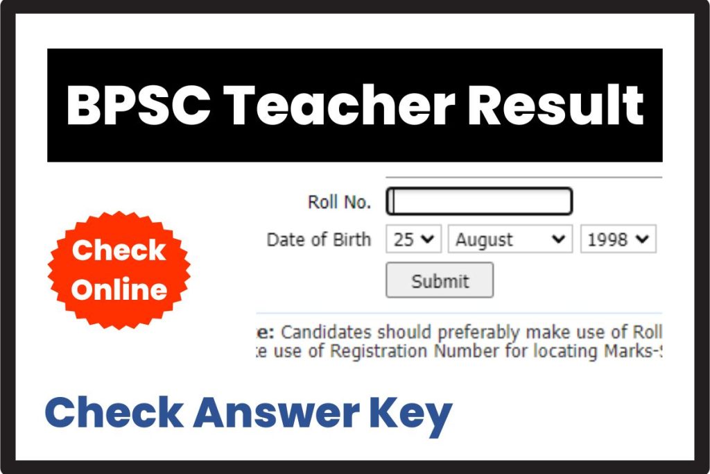 BPSC Teacher Result