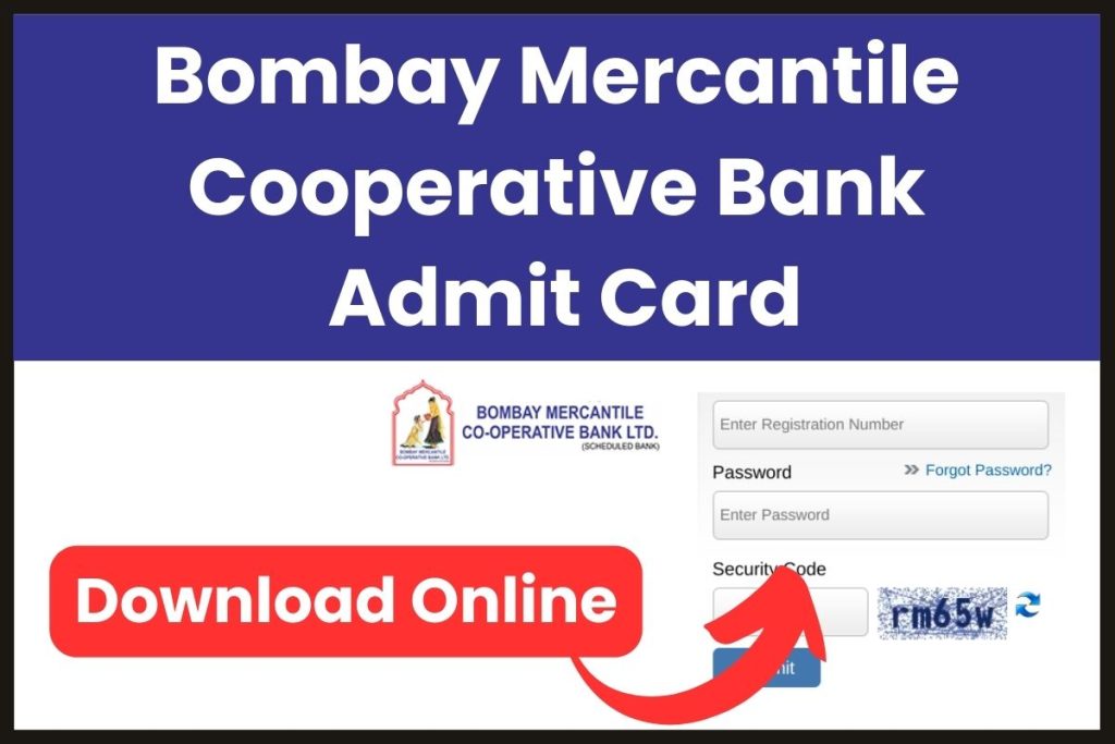 Bombay Mercantile Cooperative Bank Admit Card 2023
