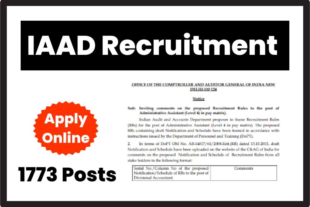 IAAD Recruitment