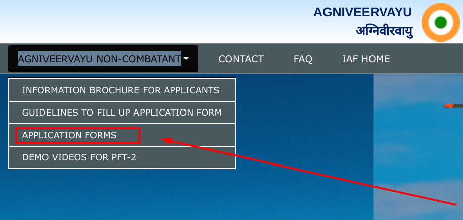 IAF Agniveer Vayu Application Form