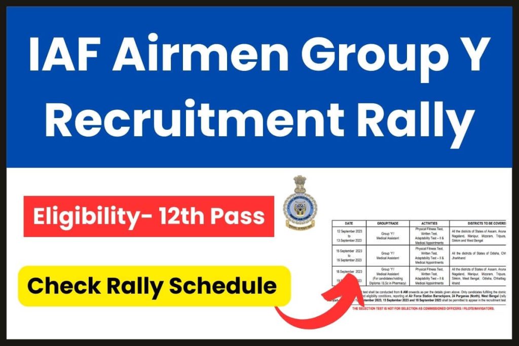 IAF Airmen Group Y Recruitment Rally 2023