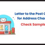 Letter to the Post Office for Address Change