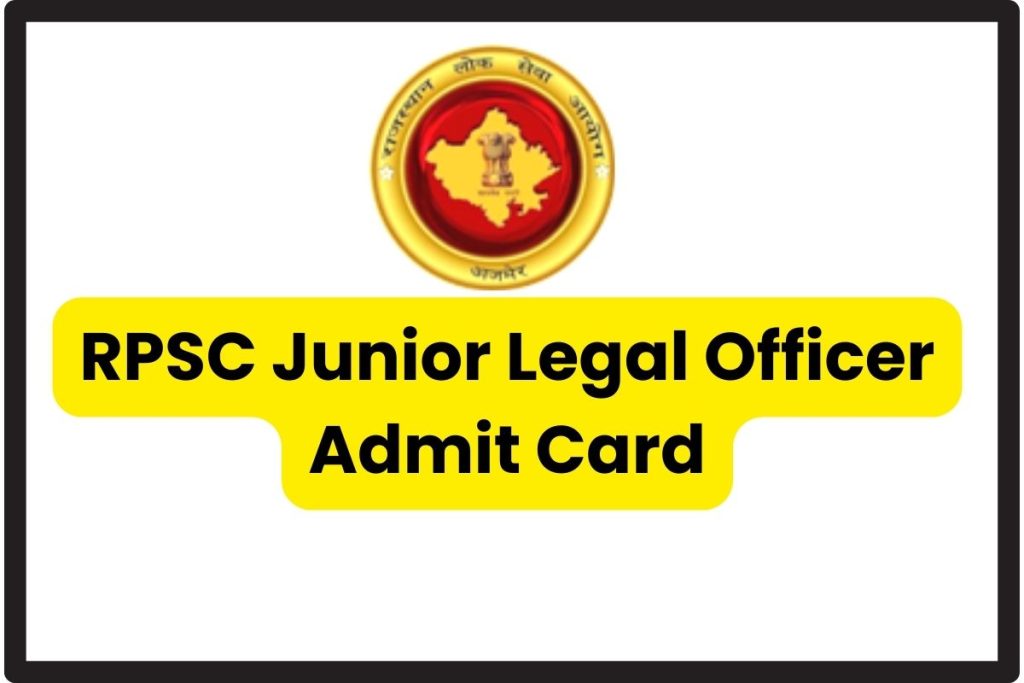 RPSC JLO Admit Card