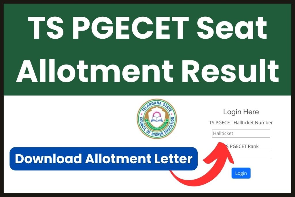 TS PGECET Seat Allotment Result 2023