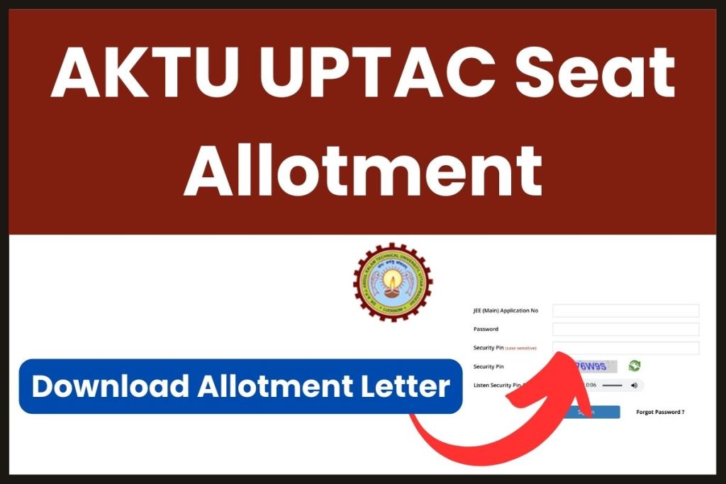 AKTU UPTAC Seat Allotment 2023