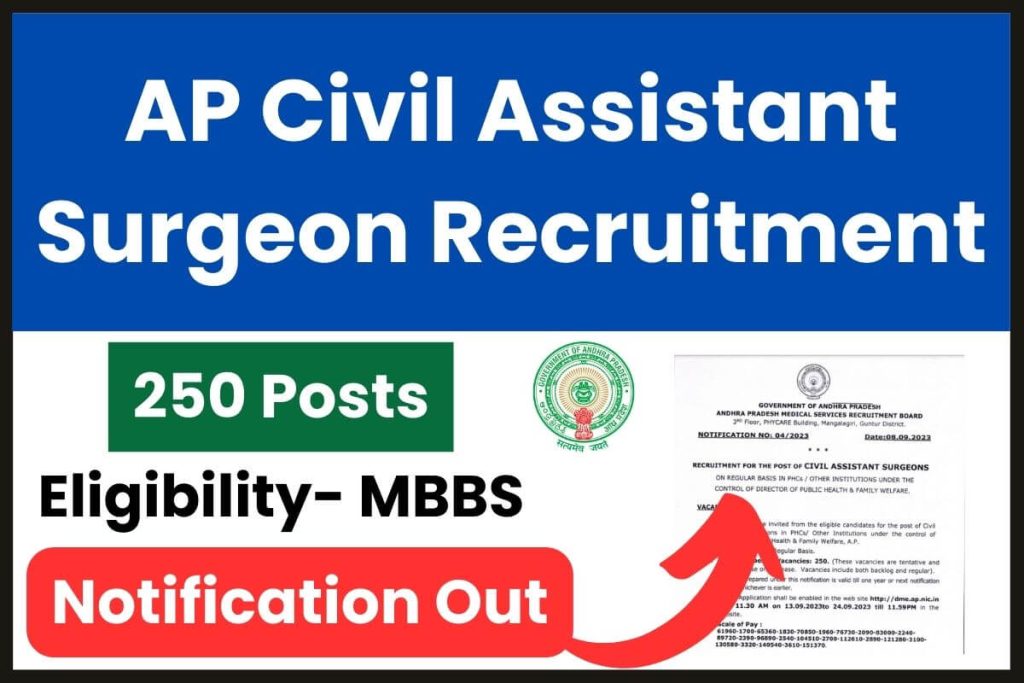 AP Civil Assistant Surgeon Recruitment 2023