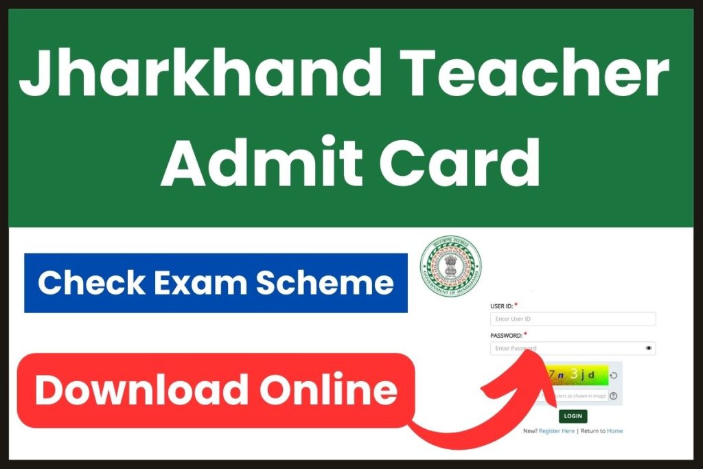Jharkhand Teacher Admit Card 2023