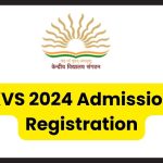 KVS Admission 2024 Registration