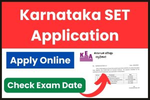 Karnataka SET 2023 Application