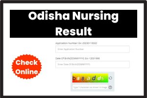 Odisha Nursing Result