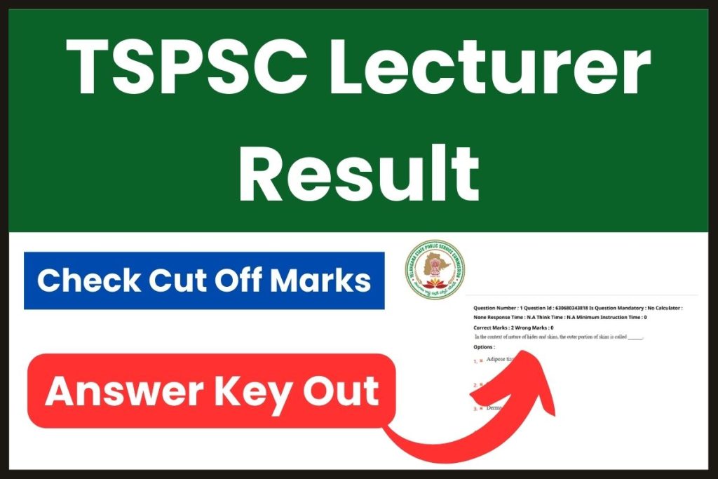 TSPSC Lecturer Result 2023